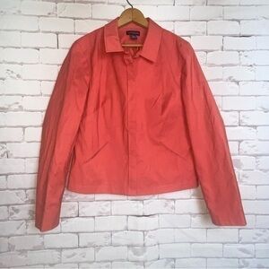 Ann Taylor blazer suit jacket - salmon color - size 10 - EUC